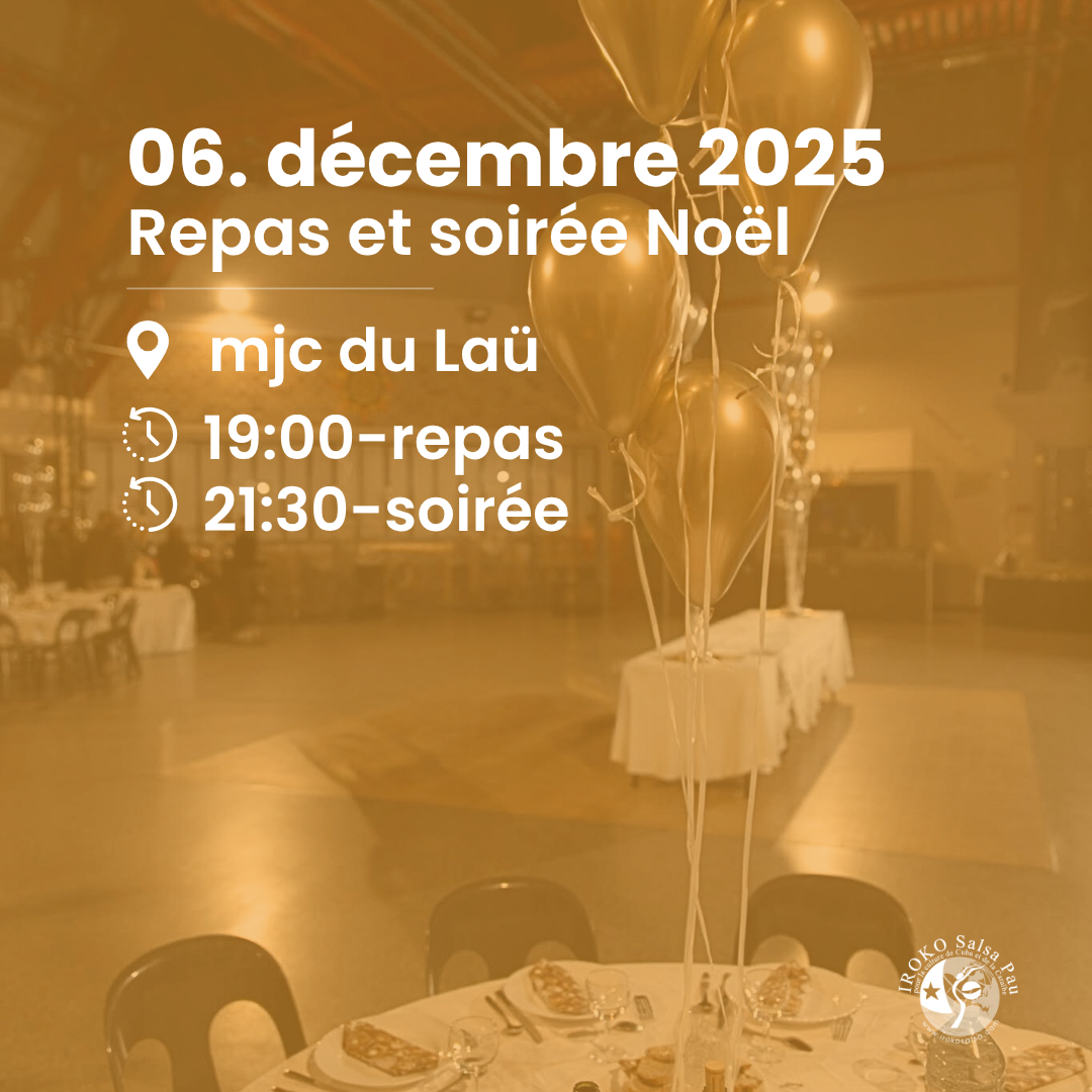 Lire la suite à propos de l’article Soirée Iroko – Repas Cubain